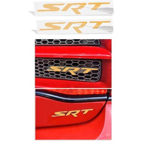 SRT バッジオーバーレイステッカー - グリル ＆ トランク 2014 Charger SRT C...