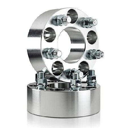 Customadeonly 2 Pieces 2" 50mm Silver Lug Centric ...