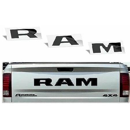 RAMテールゲートエンブレムオーバーレイデカール 2015 - 2018 RAM Rebel 201...