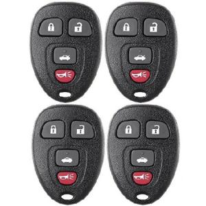 ECCPP OUC60270 22952177 4-Pack Keyless Entry Remote Car Key Fob Replacement for 2008-2016 Fit for Buick Enclave 3.6L 2010 Fit for Buick Lac 並行輸入品｜import-express-net