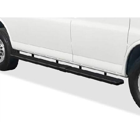 iBoardランニングボード5 "マットブラックカスタムフィット2003 - 2017シボレーエクス...