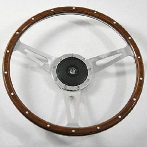 13インチ クラシック木製ハンドル 復元 ビンテージ トライアンフ スピットファイア TR4、TR5、TR6 並行輸入品｜import-express-net