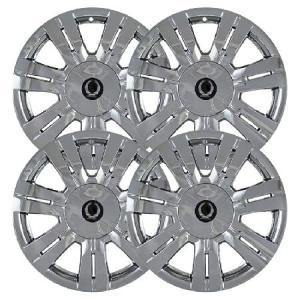 OxGord 18インチ ハブ キャップ ホイールスキン 2010-2015 キャデラック SRX-(4個セット) ホイールカバー カーアクセサリー 18インチ クロームホイー 並行輸入品｜import-express-net