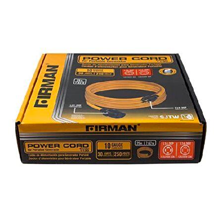 FIRMAN Power 1130 コード 25フィート 10AWG サーキットブレーカー付き 30...