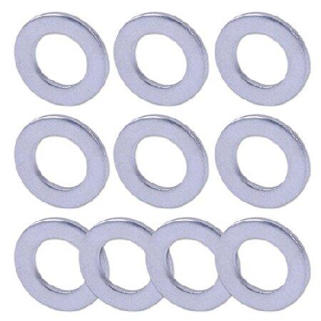 beler 10個 14mm エンジンオイルドレインプラグ クラッシュワッシャーガスケット 9410...