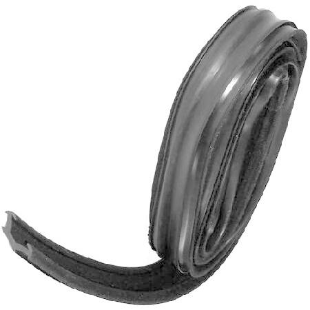 APDTY 140561 ドアウィンドウチャンネル 完全ゴム製ウェザーストリップ ガラスランシール ...