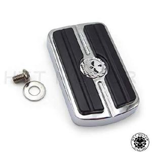 HTTMT MT216-052- クロムスカル リアブレーキペダルカバー ハーレーダビッドソン ソフテイル ダイナエレクトラグライド対応 並行輸入品｜import-express-net