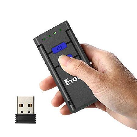 Eyoyo ミニ 1D ワイヤレス バーコード スキャナー Bluetooth 3-in-1 Blu...