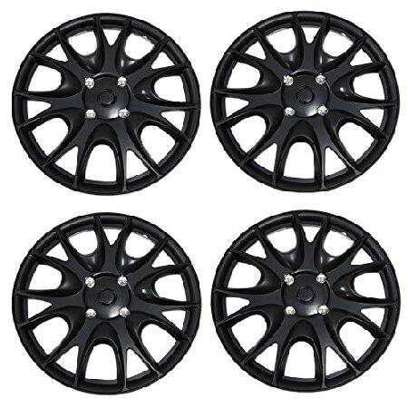 Tuningpros WC3-17-3533-B - ハブキャップ4個パック - 17インチ スタイ...