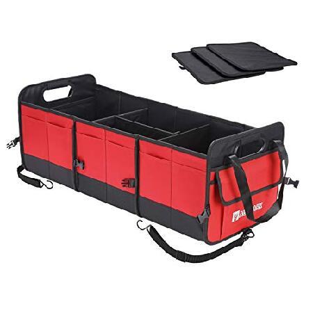 AUTOARK 多目的 折りたたみ式 車 SUV トランクオーガナイザー 丈夫なカーゴストレージ 防...