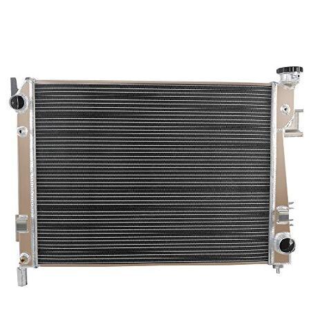 ALLOYWORKS Full Aluminum Radiator For 2002-2008 Do...