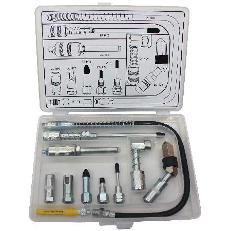 Lumax LX-1470 Silver Lubrication Accessory Kit, 11...