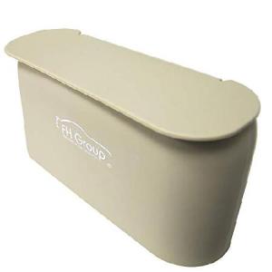 FH Group Silicone Waterproof Durable Portable Small Waste Trash Garbage Bin Can for Cars, SUVs, and Trucks Beige 並行輸入品｜import-express-net