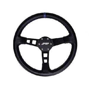 Deep Dish レザーステアリングホイールブルーPRPシート 並行輸入品｜import-express-net