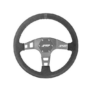 PRP Seats フラットスエードステアリングホイール ブラック 並行輸入品｜import-express-net