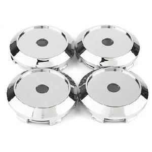68mm(2.68インチ)/64mm(2.52インチ) シルバー ABS 車 ホイール ハブ センターキャップ 4個セット RPF1用 並行輸入品｜import-express-net