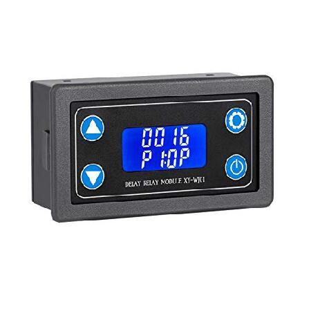 DROK ディレイリレーモジュール DC6-30V タイマーリレー 12V 24V 0.01s-99...