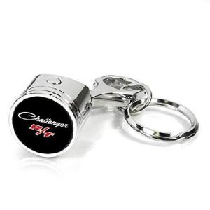 iPick Image for - Dodge Challenger R/T クラシックピストンスタイルクロームメタルキーチェーン 並行輸入品｜import-express-net