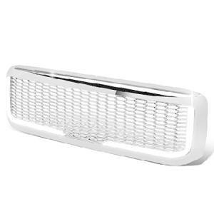 U-LED DRL Bar Chrome Honeycomb Mesh Style Front Hood Bumper Grille Compatible with Ford F-250 F-350 Super Duty 99-04 並行輸入品｜import-express-net