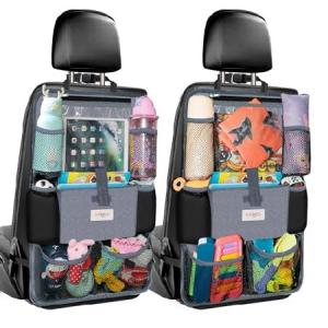 SURDOCA シートバックポケット 車 収納ポケット 後部座席収納バッグ ベビー用品 子供用品 車内収納袋 助手席収納ボックス 11インチtablet収納可能 荷 輸入品