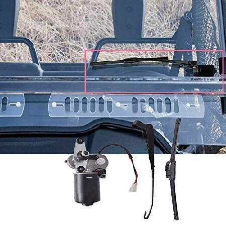RainMan S UTV 12V 電動フロントガラスワイパーモーターキット Polaris RZR...