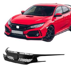 Perfit Liner  用パーツ グリルグリル 2016-2018 ホンダ シビック 10th FK8 タイプRスタイル 光沢ブラックメッシュ 並行輸入品｜import-express-net