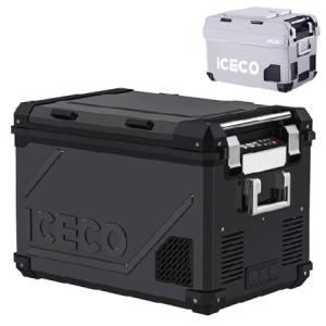 ICECO APL55 58 Quart Portable freezer Car Refrigerator with SECOP Compressor Dual Zone Cooler | AC 110V/ DC 12V | 0? to 50? | True Freezer  並行輸入品｜import-express-net