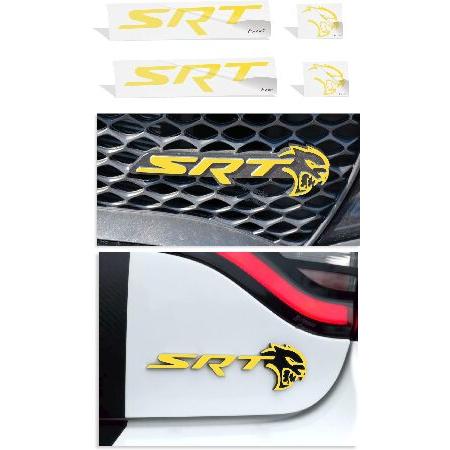Reflective Concepts - SRT Badge Overlay Decal Stic...