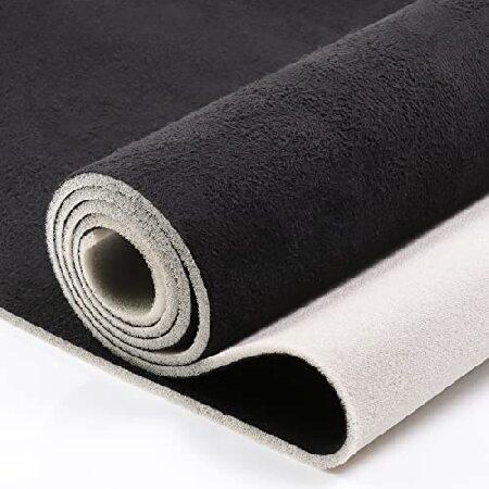 スエードヘッドライナー生地 フォームバッキング素材 - 車 マイクロスエード ヘッドライナー ルーフ...