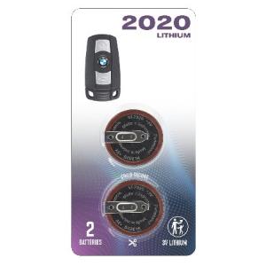 (2 Pack) Remote Key Fob Battery for BMW Remote Smart Shell Smart VL2020 (2006-2014) 1 3 5 6 Series, M3 M5 M6 X5, X6, Z4 E39 E46 E60 KR55WK4 並行輸入品｜import-express-net