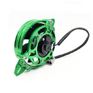 ユニバーサル電気ラジエーター冷却ブラケットカバーシェルフレーム4インチダートピットバイクオートバイATVクワッドモトクロス用(グリーンセット) 並行輸入品｜import-express-net