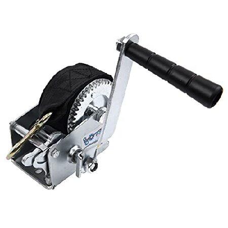 PROFLine 600ポンド ハンドウィンチ 高耐久 ボートトレーラー 2方向ラチェットギア 手動...