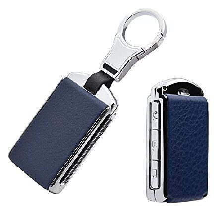 SANRILY キーレスメタルレザーキーケースシェル 1個 ボルボ S90 S60 V60 XC40...