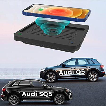 COTAZA 車用ワイヤレス電話充電器 Audi Q5 2018-2024/SQ5 2018-202...