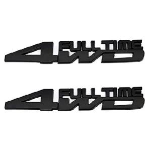 CARRUN 2 Pcs 4WD Full TIME Emblem 3D Metal Decal Car Side Rear Front Trunk Door Fender Bumper Badge Decal Sticker for Off Road SUV Auto Tru 並行輸入品｜import-express-net