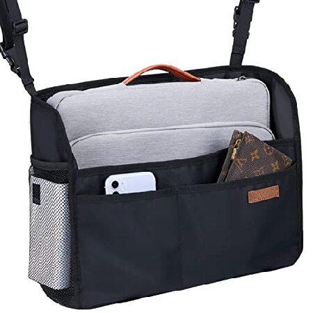 WLLWOO カーネットポケットハンドバッグホルダー 後部座席収納オーガナイザー パースホルダー コ...