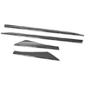 Beautost フィット 日産ローグ 2021 S SV クローム ボディ サイドドア モールディング トリムカバー ABS 並行輸入品｜import-express-net