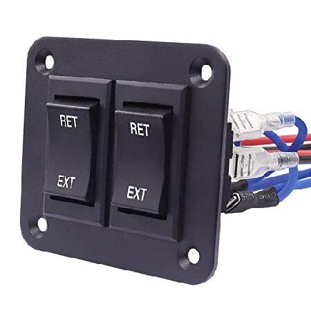 TWTADE モーメンタリー極性リバースロッカー トグルスイッチコントロールモーター RVパワージャ...