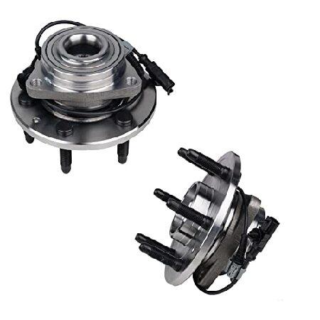 KUSATEC 515096 2ピース フロントホイールベアリングとハブアセンブリ キャデラックエス...