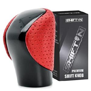 SHIFTIN ギアシフトノブシフター レクサスES GS GXはNX RC RX 200t 300 350 3450h 450hL 350L用 (サーキットレッドレザー/ピアノブラック) 並行輸入品｜import-express-net