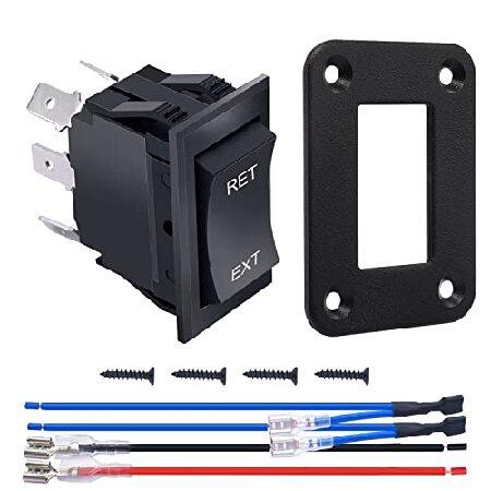 weideer RVジャックスイッチ レベリング 逆極性 ロッカースイッチ 20A 12V DC 電...