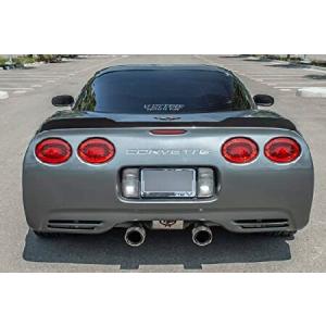 1997-2004 シボレー コルベット C5 全モデルの 用 | ZR1 拡張スタイル リア トランク リッド ウィングスポイラー (ABS プラスチック - マットブラッ 並行輸入品｜import-express-net