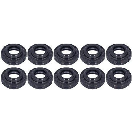 AC コンプレッサー オイルシール 10個 自動車 エアコン コンプレッサー シャフト シールキット...