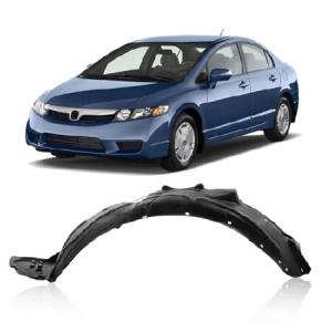 CarPartsDepot フロントフェンダー ライナー ドライバー 左側 2006-2011 ホンダ シビック セダン 4ドア EX/GX/Hybrid/LX/SI HO1248134 74151SNAA00に 並行輸入品｜import-express-net
