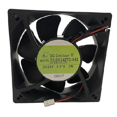 CNDC24Z7C-042 24V 120mm ファン 0.37A 9W 2線 インバーター冷却ファ...