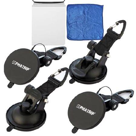 PHATRIP 3.1 inch Heavy Duty Suction Cups Anchor wi...