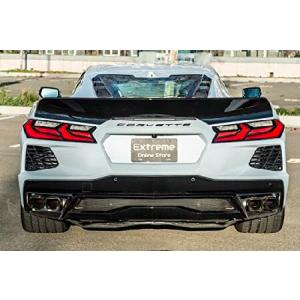 2020年から現在までのシボレーコルベット C8モデルの 用 | EOS Performance ダックテールスタイル リアトランクリッドウィングスポイラー (ABSプラス 並行輸入品｜import-express-net