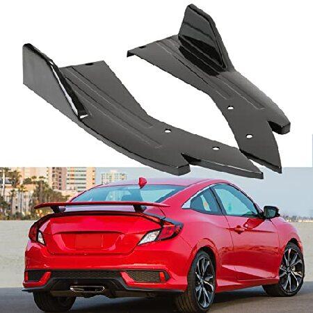 JMTBNO 2PCS Universal Rear Bumper Lip Diffuser Spl...