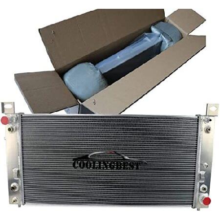 COOLINGBEST CU2370 34インチ 4列アルミニウムラジエーター 1999-2014 ...