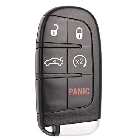 Remote Key Fob Replacement Fits for Chrysler 200 2...